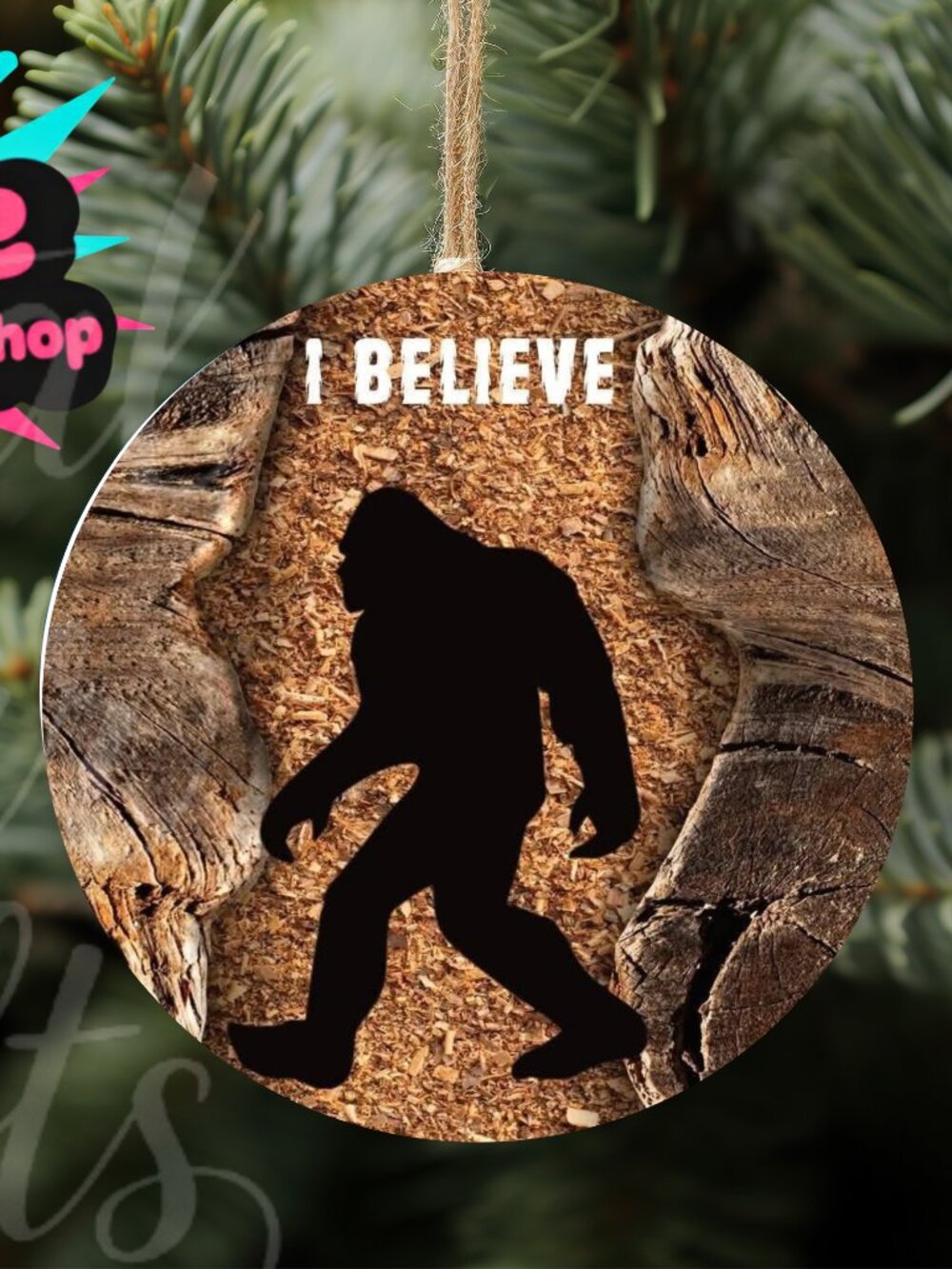 SALE! Bundle 3 FOR $19!! Bigfoot Wood Ornament